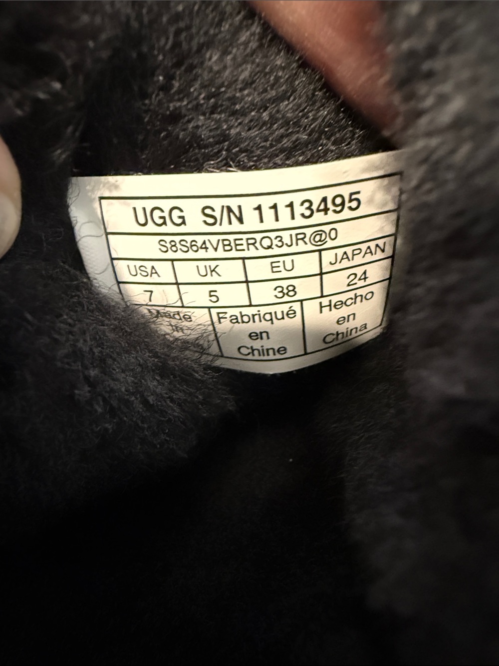 NEW UGG Uggs CLASSIC SHORT SNOW LEOPARD Black Suede Boots 7 - Picture 7 of 9